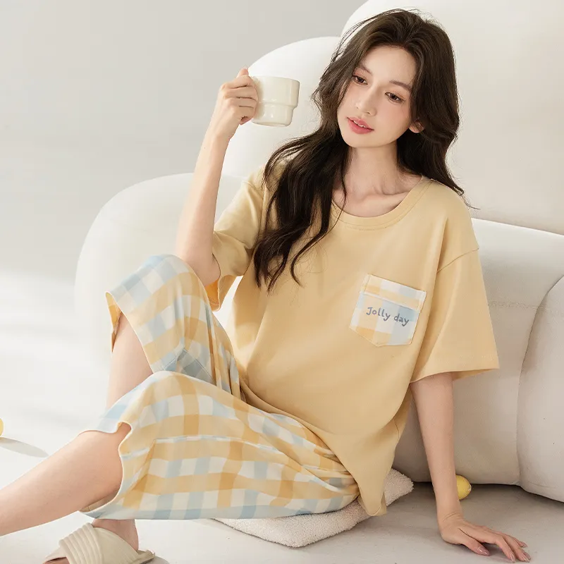 Floating Light Islands Pajama Set Women's-4