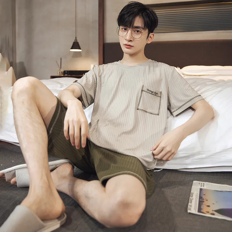 Floating Light Islands Pajama Set Men's-5