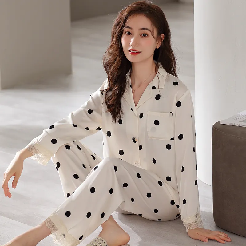 Floating Light Islands Pajama Set Women's Box Ecru-1