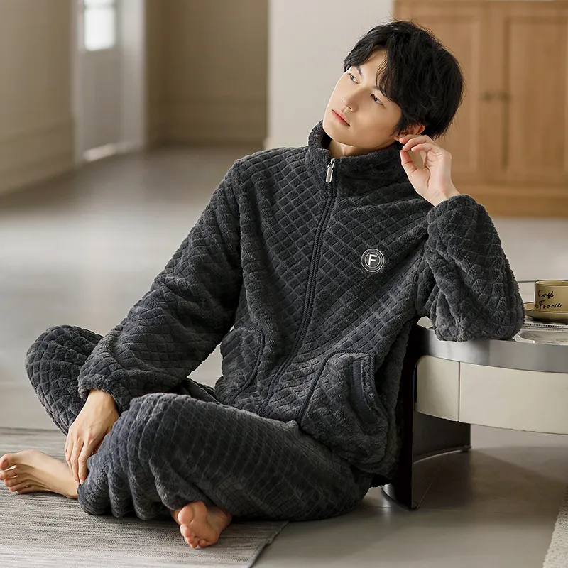 Floating Light Islands Pajama Set Men's-4