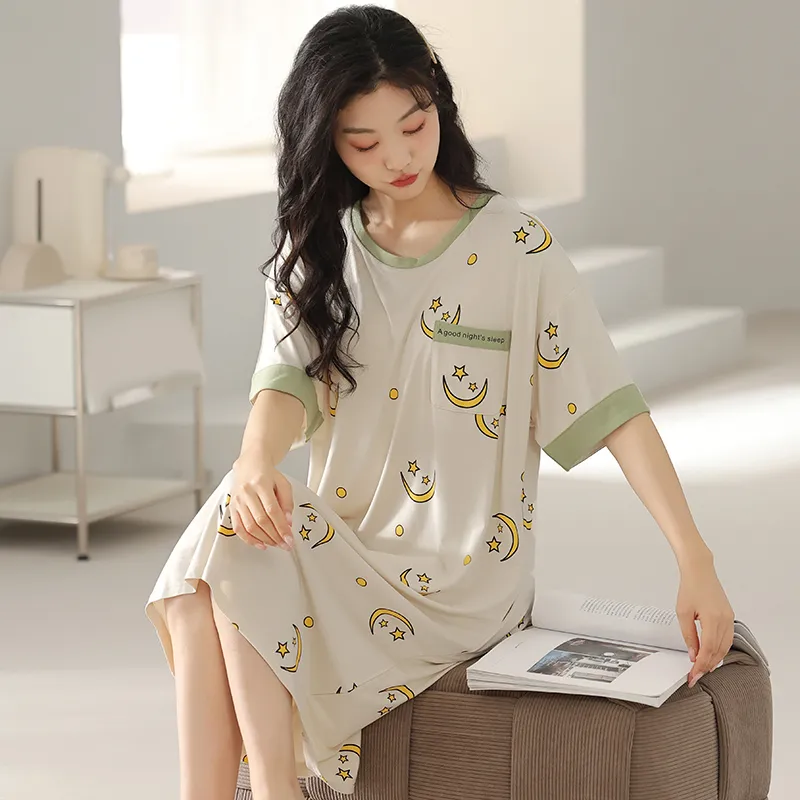 Floating Light Islands Nightgown Women's-3