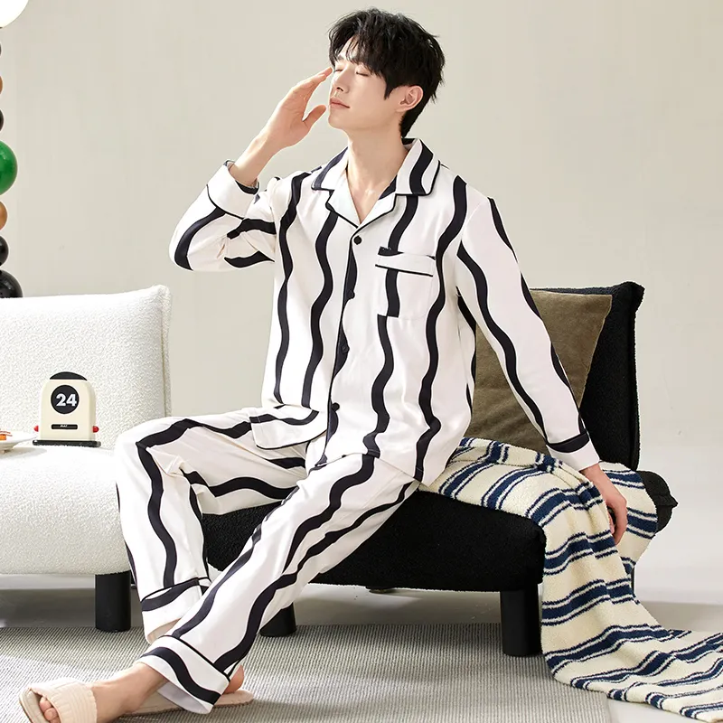 Floating Light Islands Pajama Set Men's-3