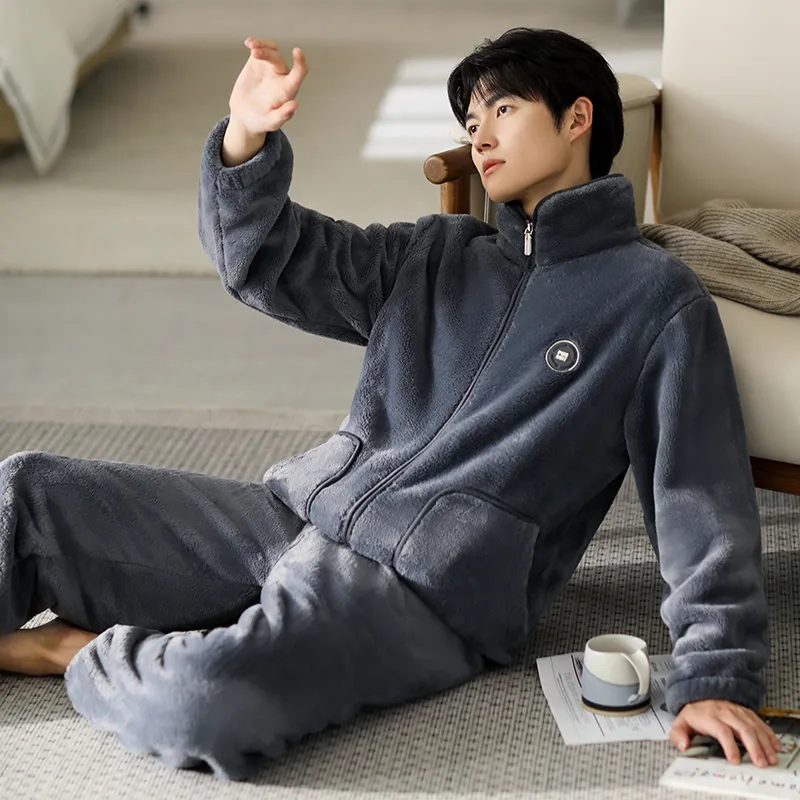 Floating Light Islands Pajama Set Men's-3