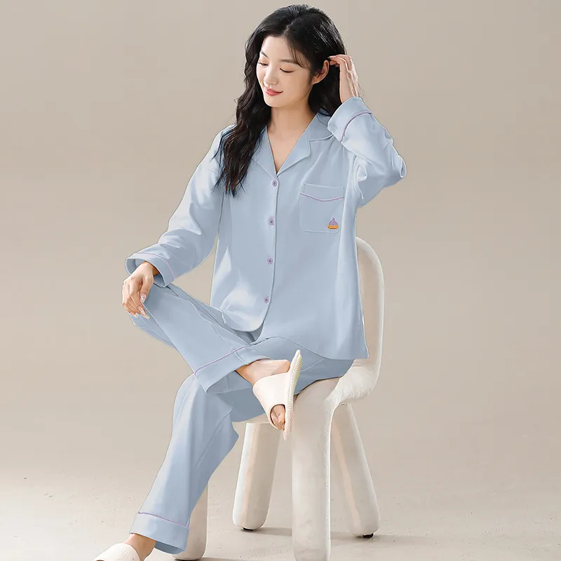 Floating light islands Women's Pajama Sets-4