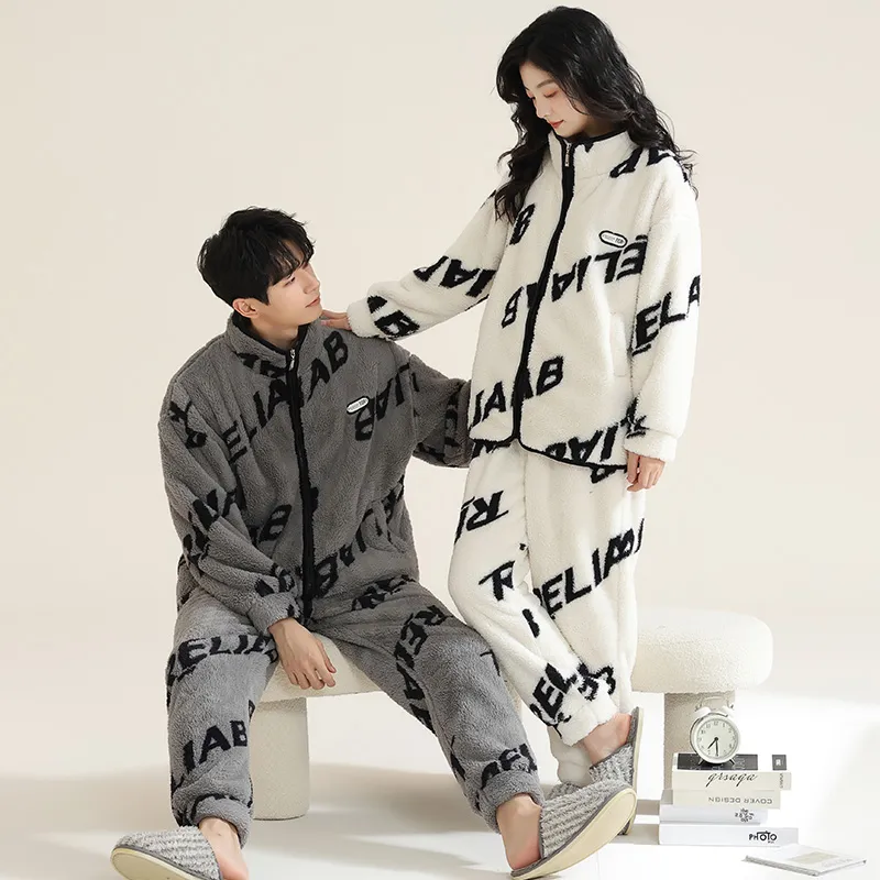 Floating light islands Unisex Pajama Sets-8
