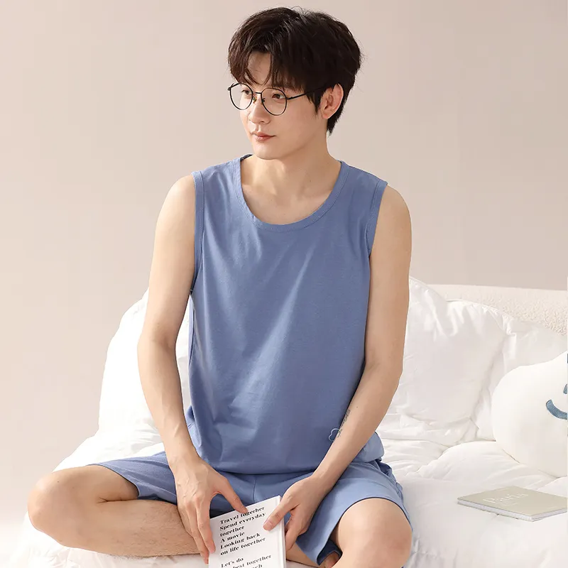Floating Light Islands Pajama Set Men's Box Cerulean-2