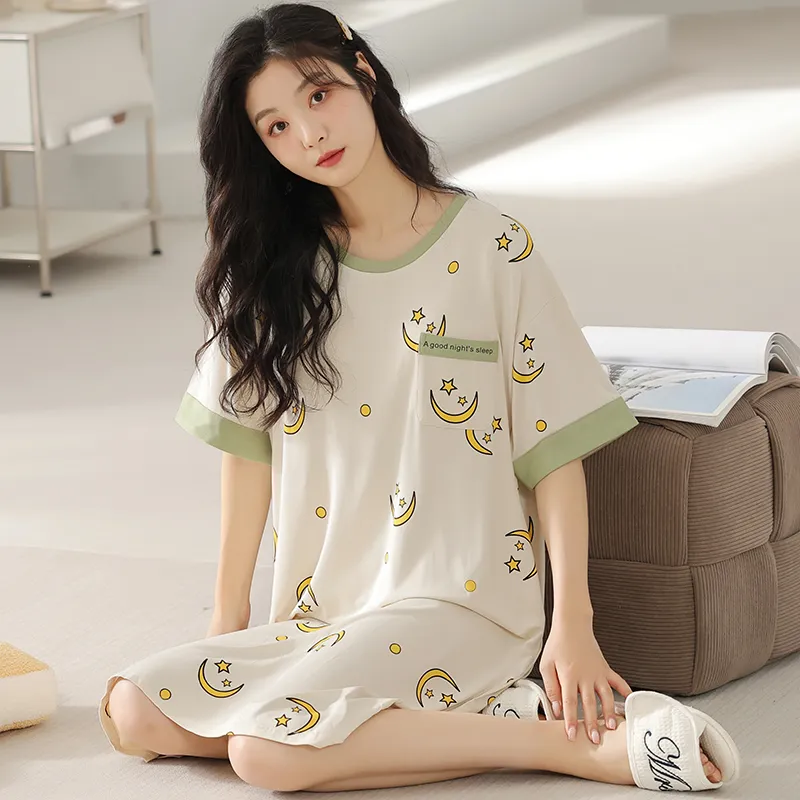 Floating Light Islands Nightgown Women's-5