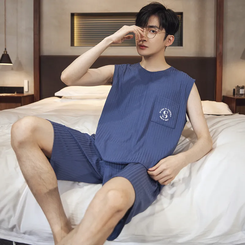 Floating Light Islands Pajama Set Men's-5
