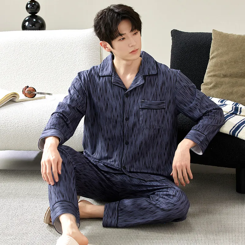 Floating Light Islands Pajama Set Men's-4