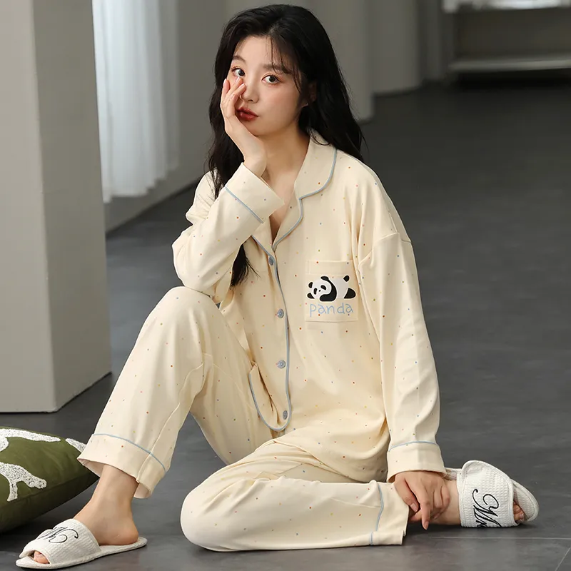 Floating Light Islands Pajama Set Women's Gift Box Set Ecru-6