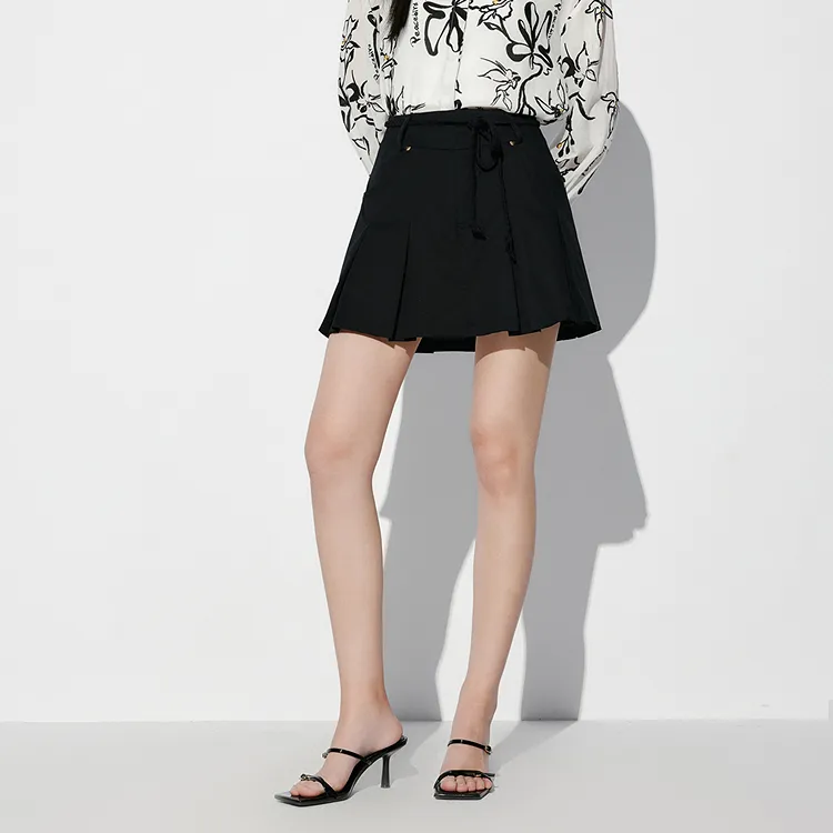 PEACEBIRD Denim Short Skirts Women's-7