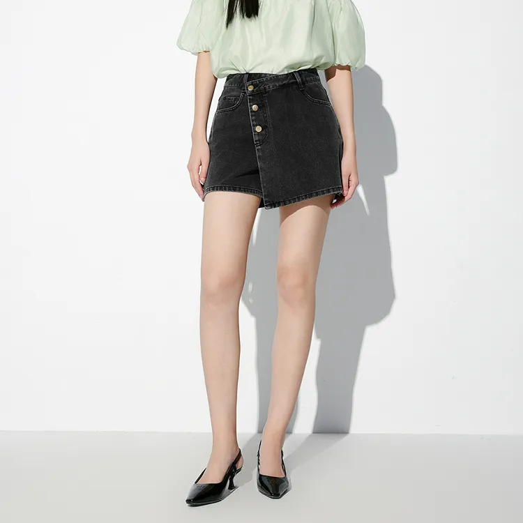 PEACEBIRD Denim Shorts Women's-7
