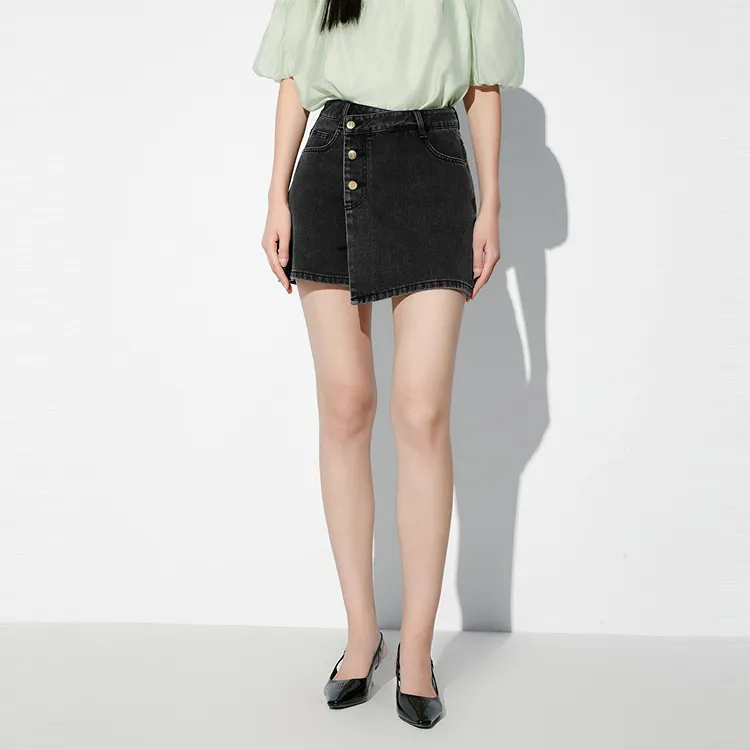 PEACEBIRD Denim Shorts Women's-9