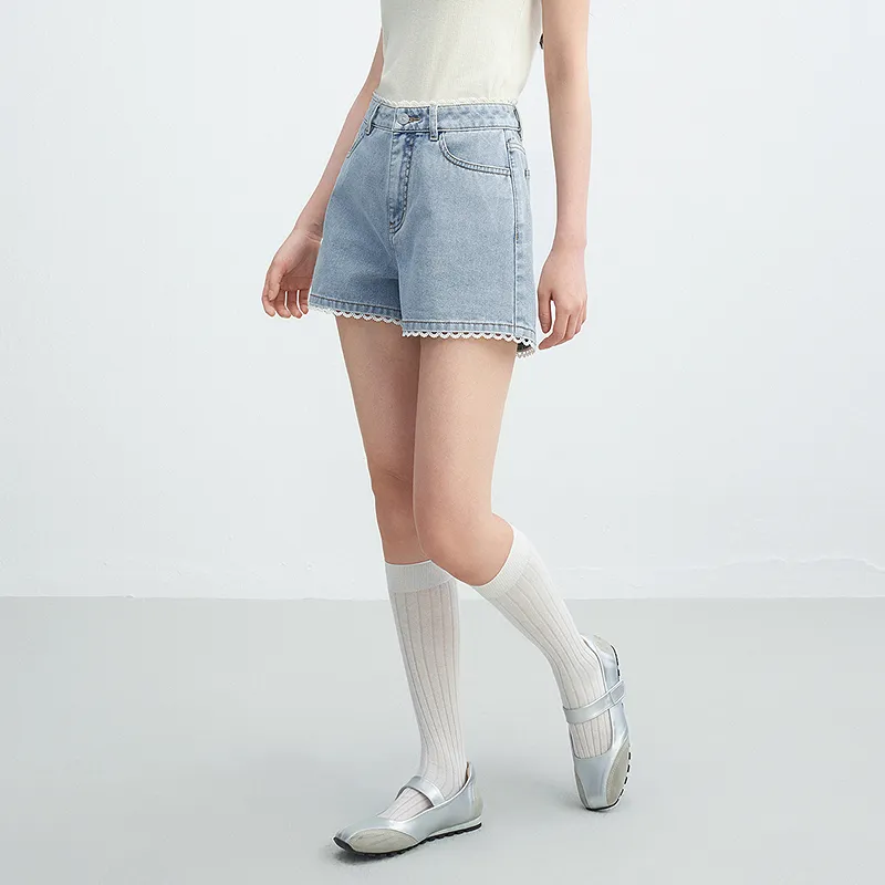 LEDIN Denim Shorts Women's-17