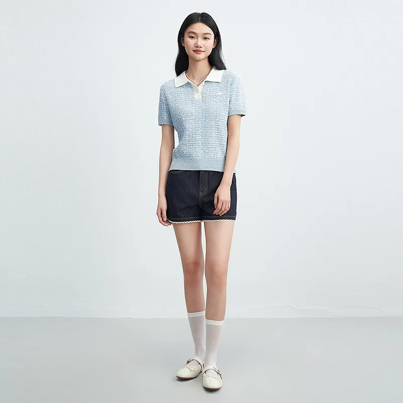 LEDIN Denim Shorts Women's-13