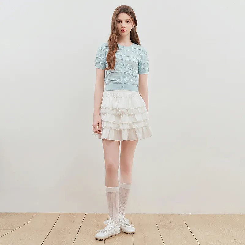 LEDIN Knitwear Women's Blue In Stock-3