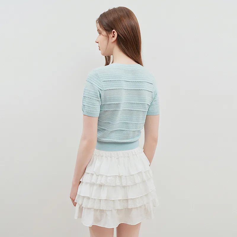 LEDIN Knitwear Women's Blue In Stock-6