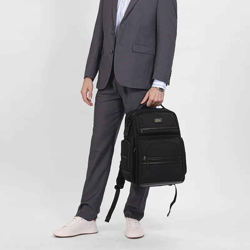 HORSEMEN Elastic Nylon CEO Backpack Business Trip Large Size Men's-7