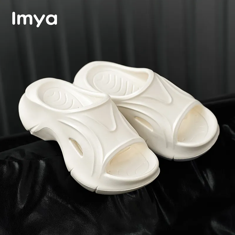 Yu Pu Summer Platform Squashy And Bouncy Feeling Eva Cool Slippers Indoor Slip Resistant Bathroom Bathing, Slippers-1