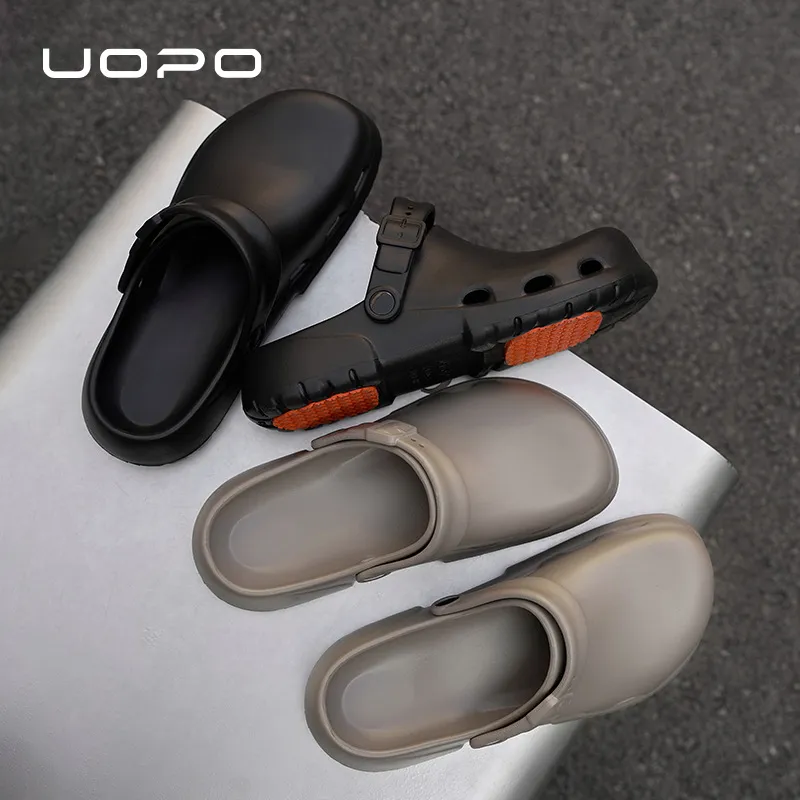 Yu Pu Slippers Platform Breathable Odor Resistant Eva Closed Toe Slippers-1