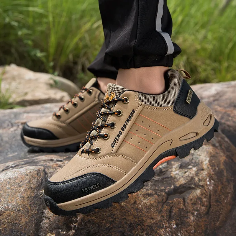 Scout Wolf Low Top Hiking Shoes Unisex Camel-4