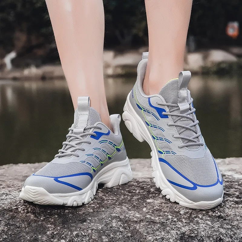 Scout Wolf Low Top Outdoor Casual Shoes Men's Gray Blue-7
