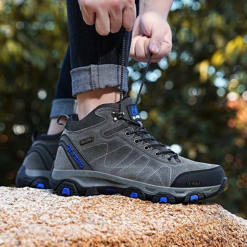 Scout Wolf Mid Top Athletic Shoes/Hiking & Trekking Shoes Unisex Gray-10