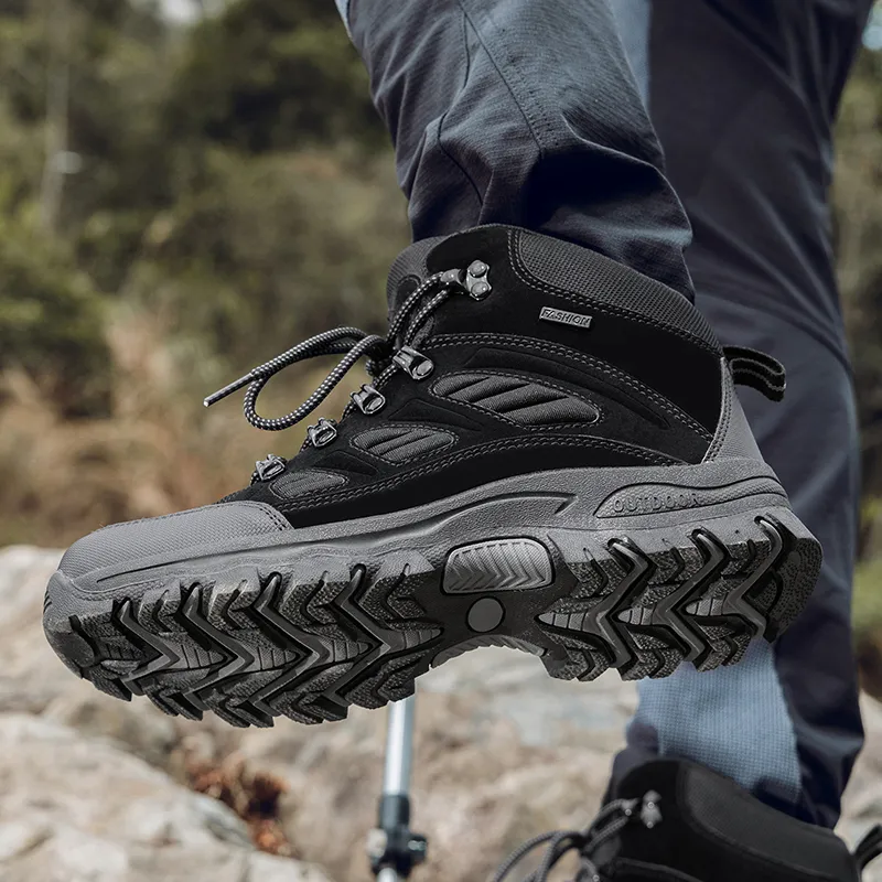 Scout Wolf Cushioning, Slip Resistant, And Abrasion Resistant High Top Hiking Shoes Men's-3