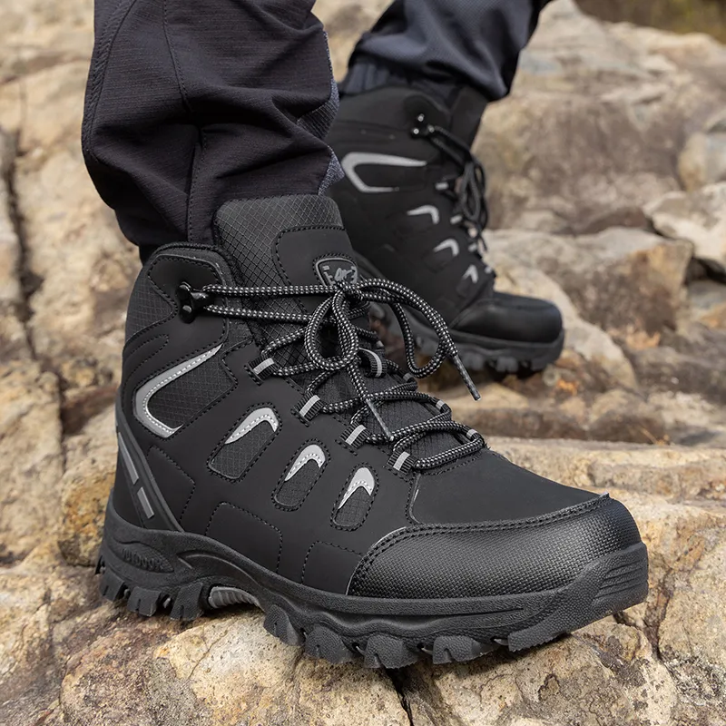 Scout Wolf Slip Resistant, Abrasion Resistant, Waterproof High Top Hiking Shoes Unisex-4