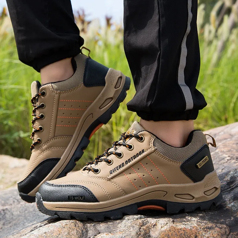 Scout Wolf Low Top Hiking Shoes Unisex Camel-6