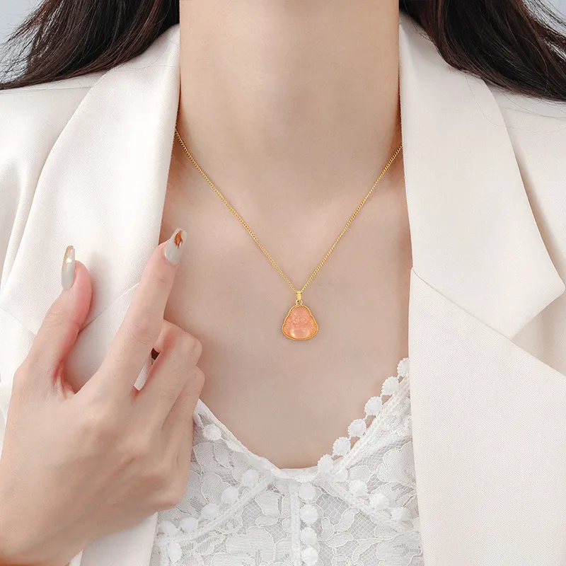 Mrs. Kra Copper Synthetic Glass Necklaces Women's-4