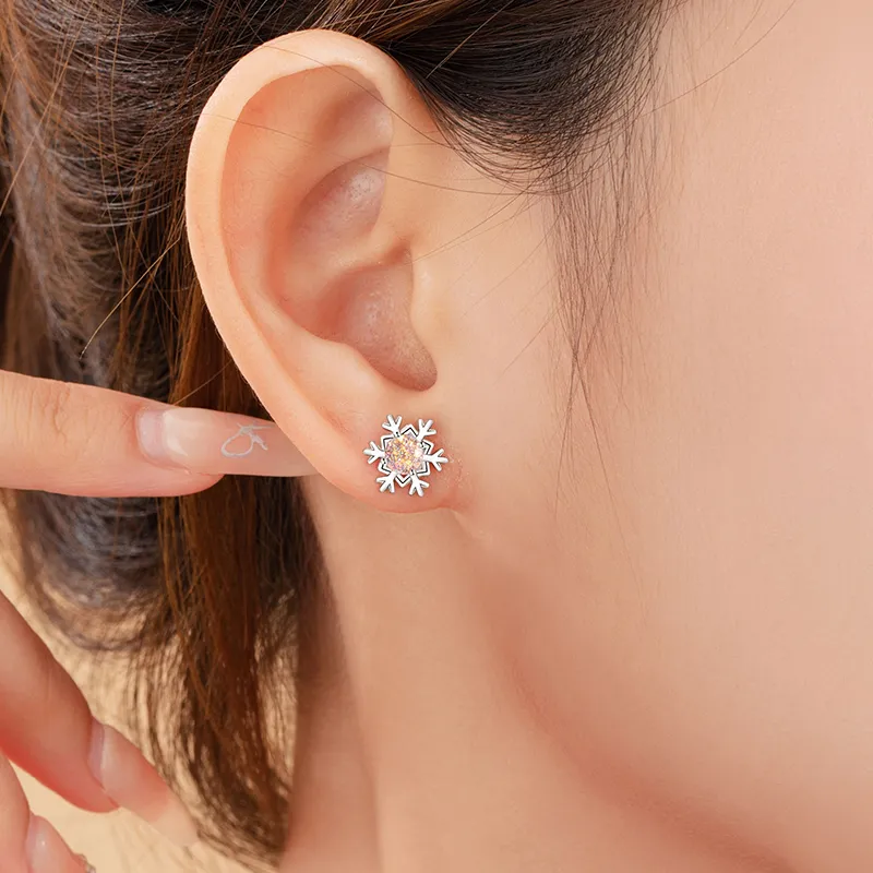 Mrs. Kra 925 Sterling Silver Stud Earrings Unisex-3