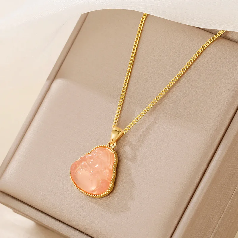 Mrs. Kra Copper Synthetic Glass Necklaces Women's-2