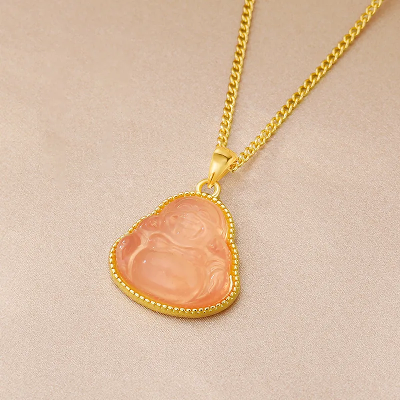 Mrs. Kra Copper Synthetic Glass Necklaces Women's-1