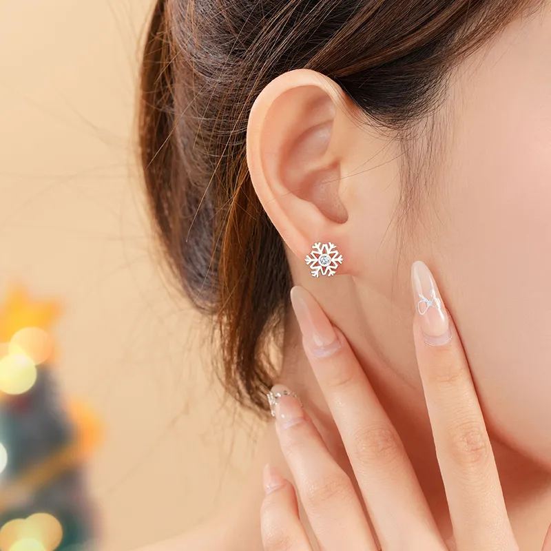 Mrs. Kra S925 Silver Stud Earrings Women's-3