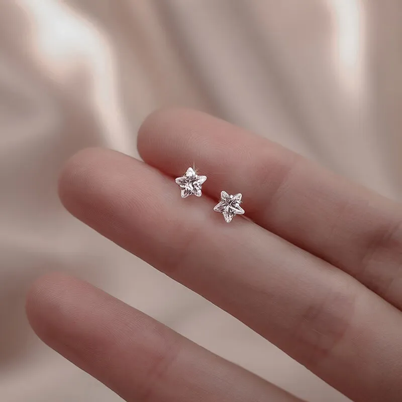 Mrs. Kra S925 Silver Stud Earrings Women's-4