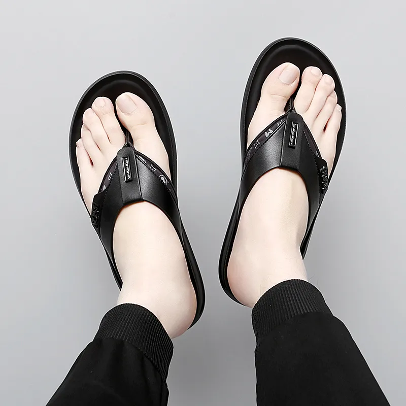 GESENLANG Abrasion Resistant Slip Resistant Flip Flops Men's-2