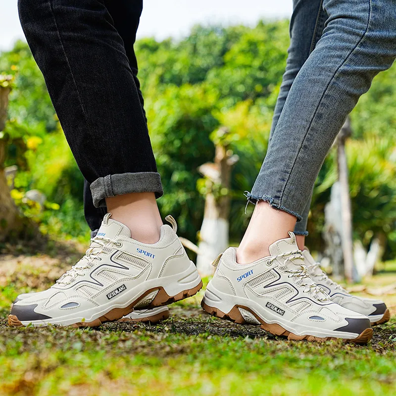 GESENLANG Anti Slip Wear Resistant Low Top Outdoor Shoes Unisex-6