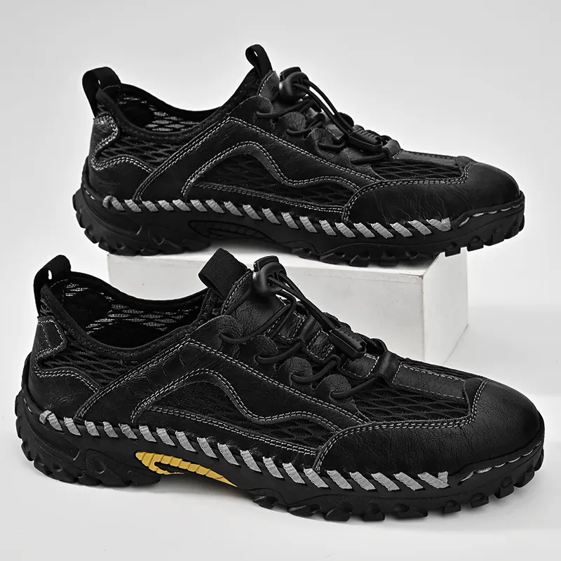 GESENLANG Cushioning, Slip Resistant, And Abrasion Resistant Low Top Casual Shoes Men's-2
