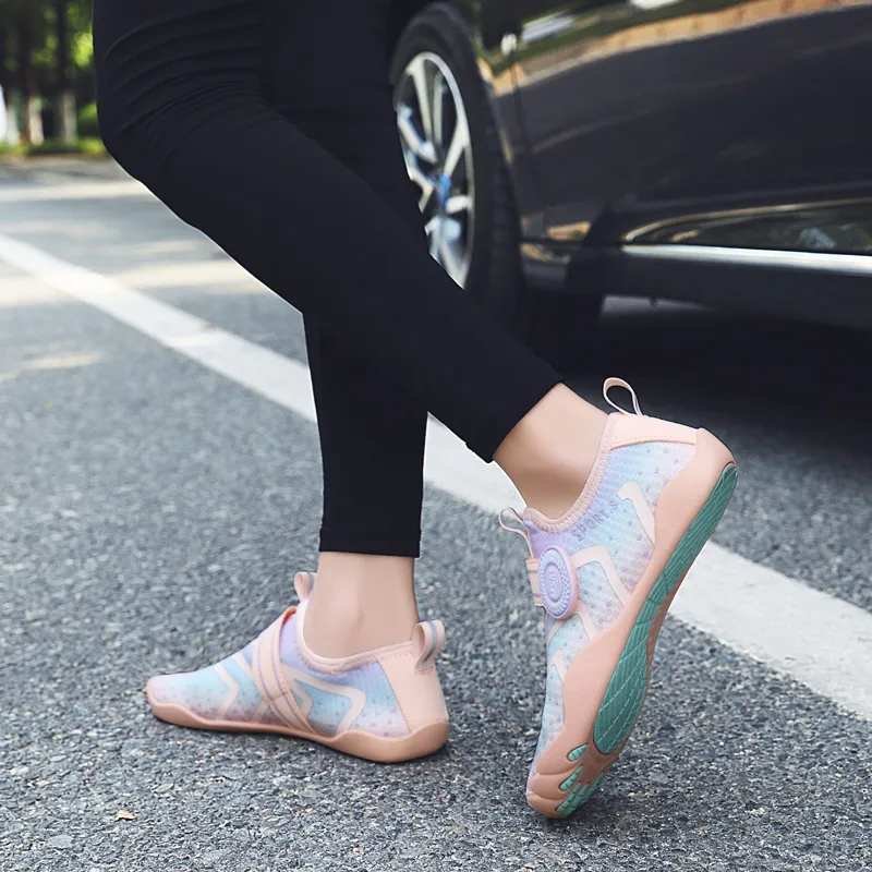 GESENLANG Slip Resistant Breathable Abrasion Resistant Low Top Casual Shoes Women's-4