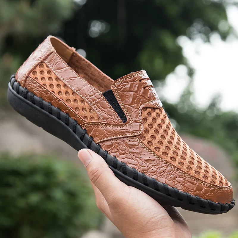 GESENLANG Slip Resistant And Breathable Low Top Casual Shoes Men's-17