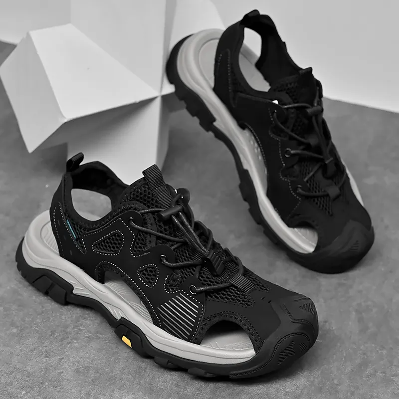 GESENLANG Slip Resistant Breathable Abrasion Resistant River Trekking Shoes Men's-4