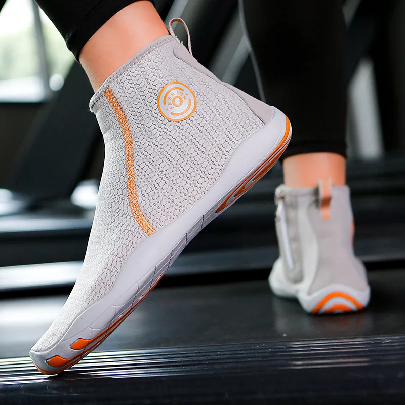 GESENLANG Breathable, Quick Dry, Abrasion Resistant High Top Outdoor Shoes Unisex-9
