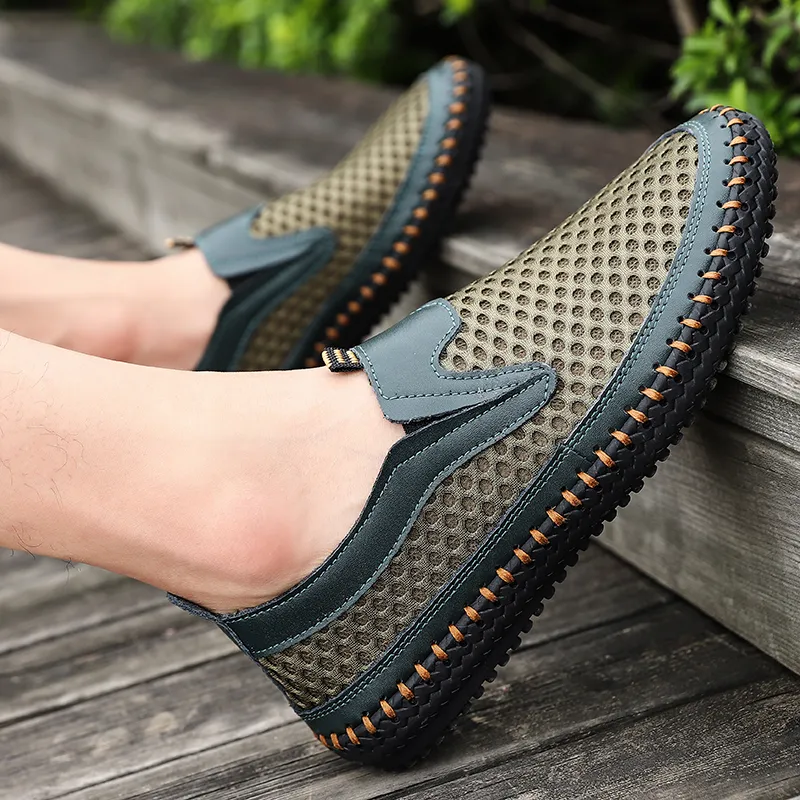 GESENLANG Slip Resistant Cushioning And Breathable Low Top Casual Shoes Men's-4