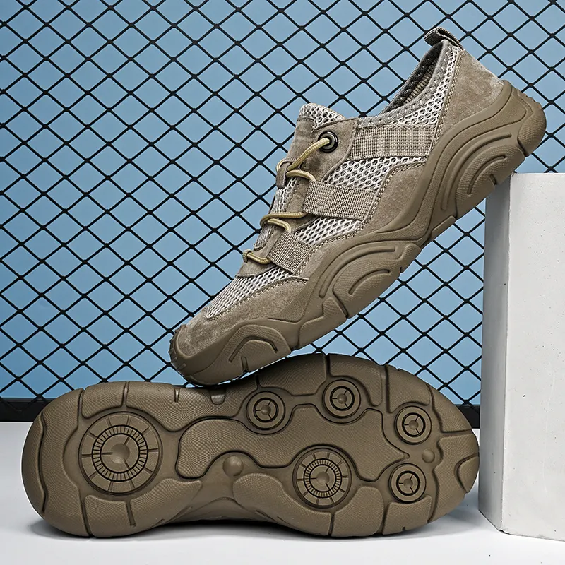 GESENLANG Anti Slip Wear Resistant River Trekking Shoes Men's-11