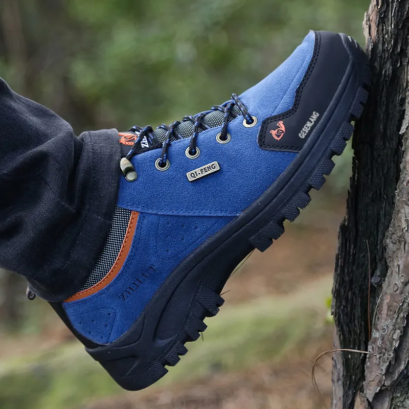 GESENLANG Anti Slip And Wear Resistant Water Resistant Low Top Outdoor Shoes Men's-7