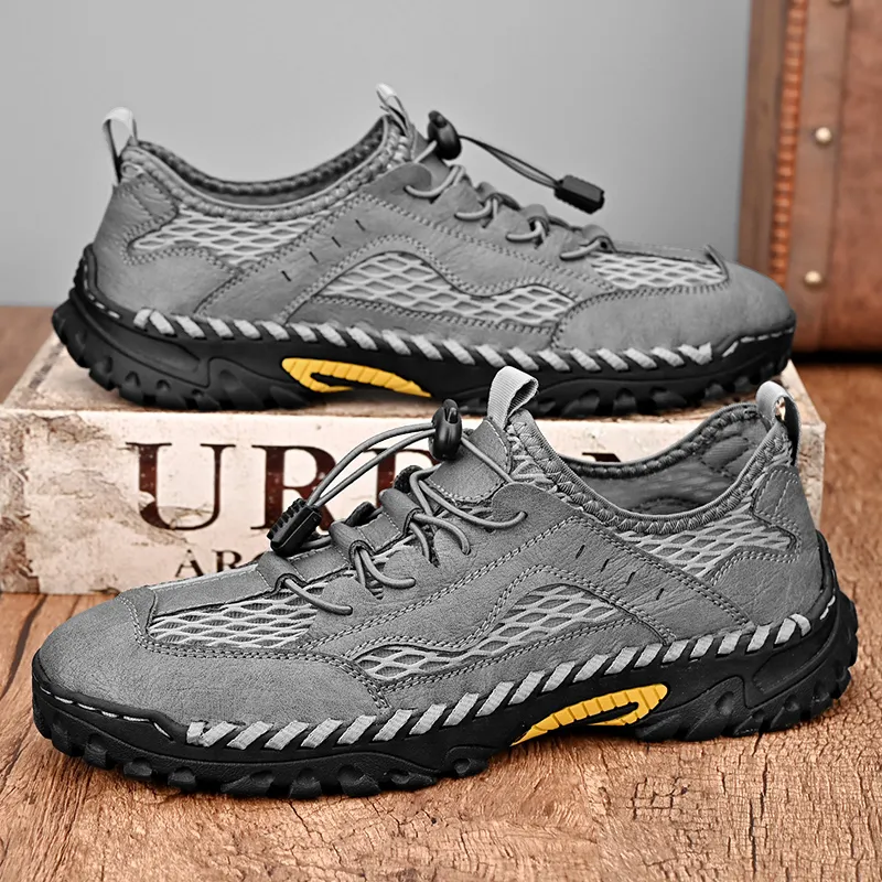 GESENLANG Cushioning, Slip Resistant, And Abrasion Resistant Low Top Casual Shoes Men's-6