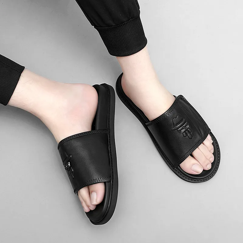 GESENLANG Slip Resistant Cushioning Slide Slippers Men's-4