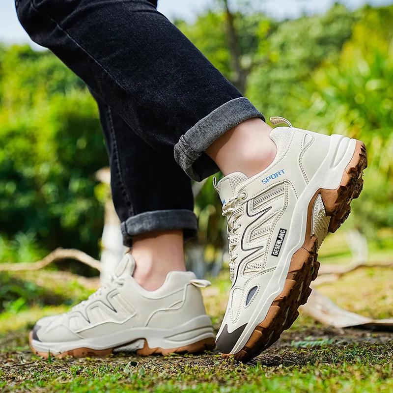 GESENLANG Anti Slip Wear Resistant Low Top Outdoor Shoes Unisex-5