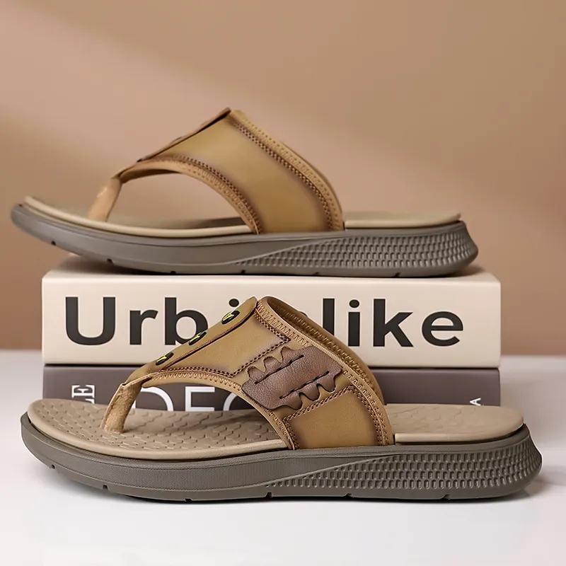 GESENLANG Abrasion Resistant Slip Resistant Flip Flops Men's-2